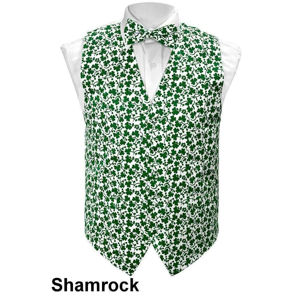 Vittorio Farina Shamrock Vest Set by Classy Cufflinks